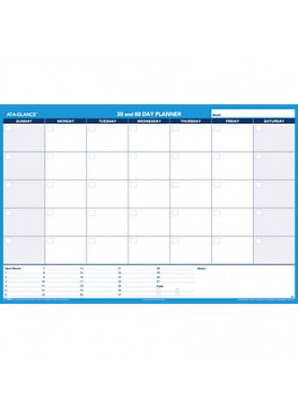 At-A-Glance SW200-00 12-Months Desk Pad Calendar, Monthly, 22"x17", Each